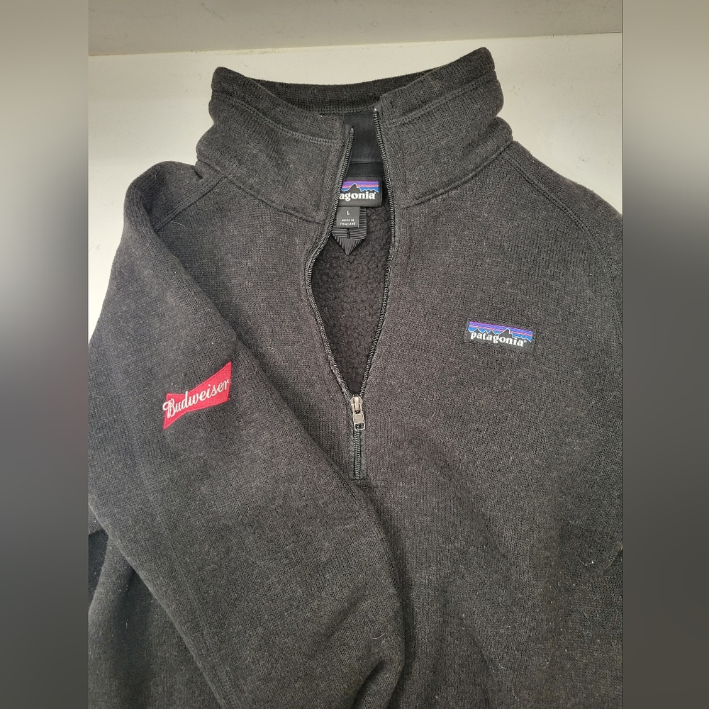 Ladies Patagonia Budweiser 1/4 Zip Pullover